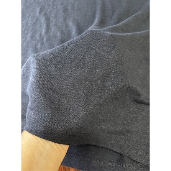 Eileen Fisher Womens Linen Tunic Top Size M Oversized Short Sleeve Lagenlook - Picture 7 of 8